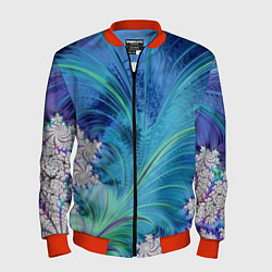 Мужской бомбер Авангардная фрактальная композиция