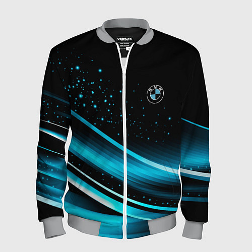 Мужской бомбер BMW sign / 3D-Меланж – фото 1
