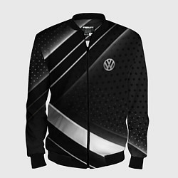 Бомбер мужской Volkswagen sign, цвет: 3D-черный