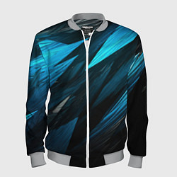 Бомбер мужской Black blue style, цвет: 3D-меланж
