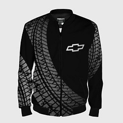 Мужской бомбер Chevrolet tire tracks