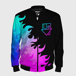Мужской бомбер The Neighbourhood неоновый огонь