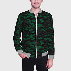 Бомбер мужской Точечный камуфляжный узор Spot camouflage pattern, цвет: 3D-меланж — фото 2