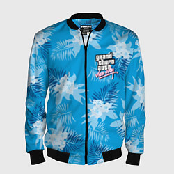 Мужской бомбер Цветочный паттерн - GTA vice city