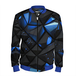 Мужской бомбер Blue black texture