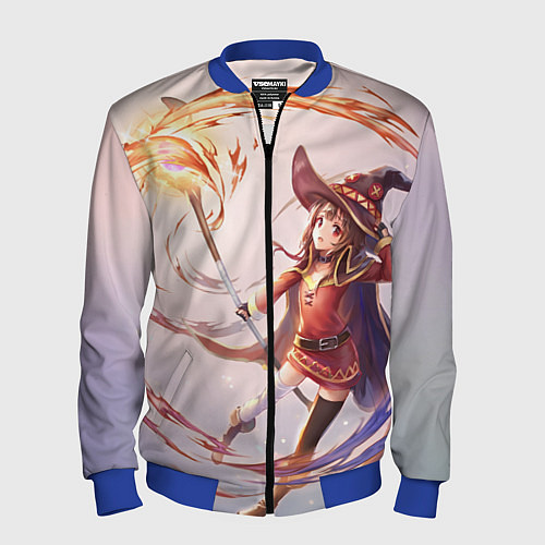 Мужской бомбер Коносуба Мэгумин / 3D-Синий – фото 1