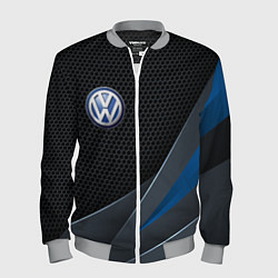 Мужской бомбер Фольцваген - синяя броня