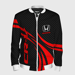 Мужской бомбер Honda CR-V - красный и карбон