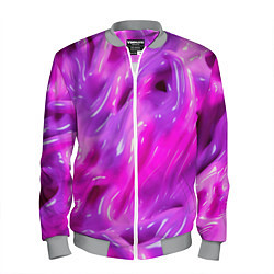 Бомбер мужской Розовая слизь, цвет: 3D-меланж