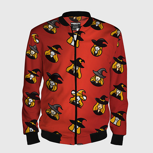 Мужской бомбер Ведьмочки / 3D-Черный – фото 1