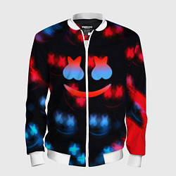 Бомбер мужской Marshmello skibidi dob dob, цвет: 3D-белый