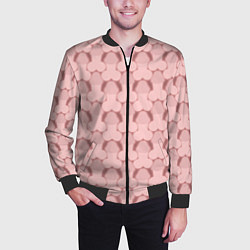 Бомбер мужской ХХХ - 18, цвет: 3D-черный — фото 2