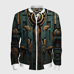 Мужской бомбер Абстрактный узор в египетском стиле