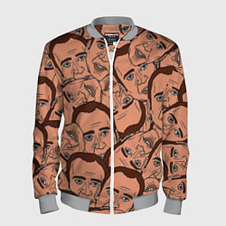Мужской бомбер Николас Кейдж мульт
