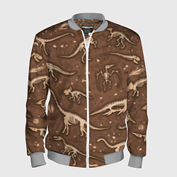 Мужской бомбер Dinosaurs bones