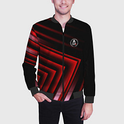 Бомбер мужской Mass Effect N7 special forces, цвет: 3D-черный — фото 2