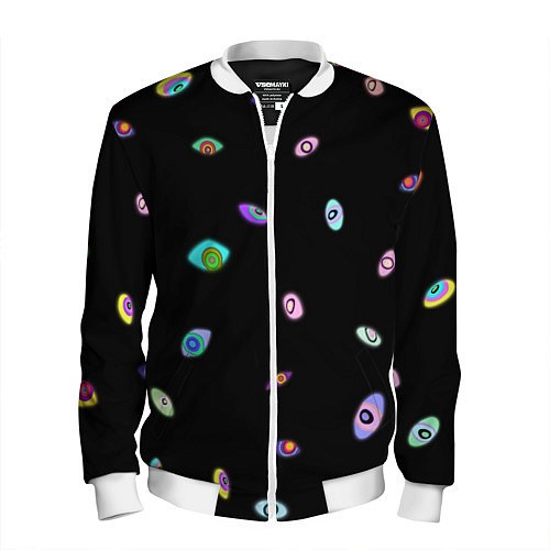 Мужской бомбер Kaufmo Abstracted The Amazing Digital Circus / 3D-Белый – фото 1