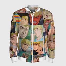 Бомбер мужской ГТО - Эйкити, цвет: 3D-белый