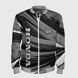 Мужской бомбер Honda - монохромный спортивный