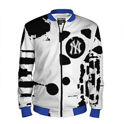 Бомбер мужской New York yankees - baseball team pattern, цвет: 3D-синий