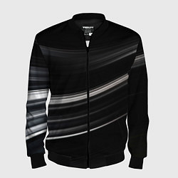 Мужской бомбер Black abstract background