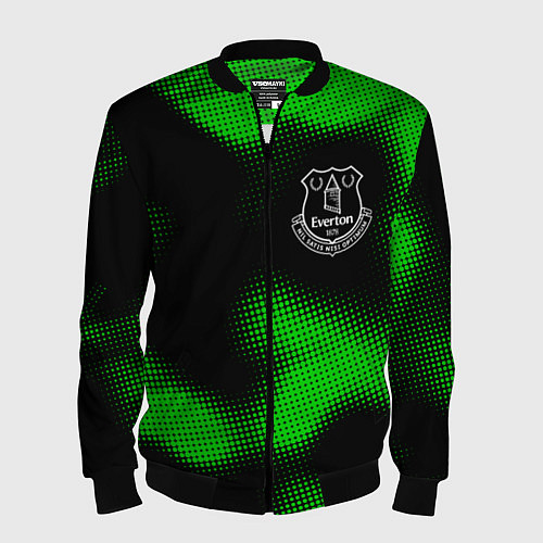 Мужской бомбер Everton sport halftone / 3D-Черный – фото 1