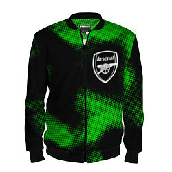 Бомбер мужской Arsenal sport halftone, цвет: 3D-черный