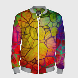 Бомбер мужской Bright abstraction, цвет: 3D-меланж