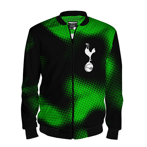 Мужской бомбер Tottenham sport halftone / 3D-Черный – фото 1