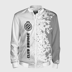 Мужской бомбер Club Brugge sport на светлом фоне по-вертикали