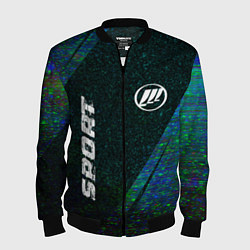 Мужской бомбер Lifan sport glitch blue