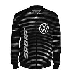 Бомбер мужской Volkswagen sport metal, цвет: 3D-черный