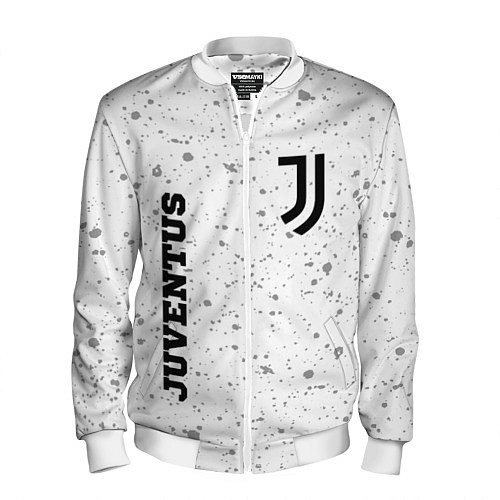 Мужской бомбер Juventus sport на светлом фоне вертикально / 3D-Белый – фото 1