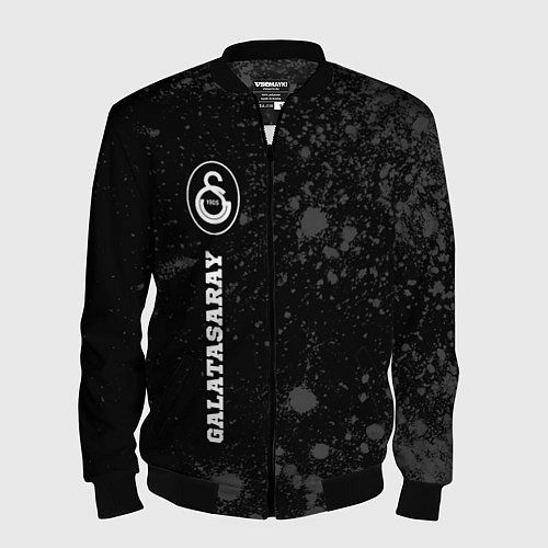 Мужской бомбер Galatasaray sport на темном фоне по-вертикали / 3D-Черный – фото 1