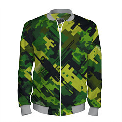 Бомбер мужской Camouflage - pattern ai art, цвет: 3D-меланж