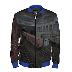 Бомбер мужской Counter Strike 1 6 de train, цвет: 3D-синий