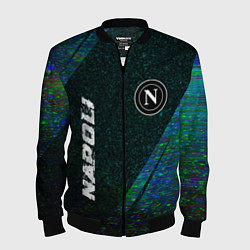Мужской бомбер Napoli glitch blue