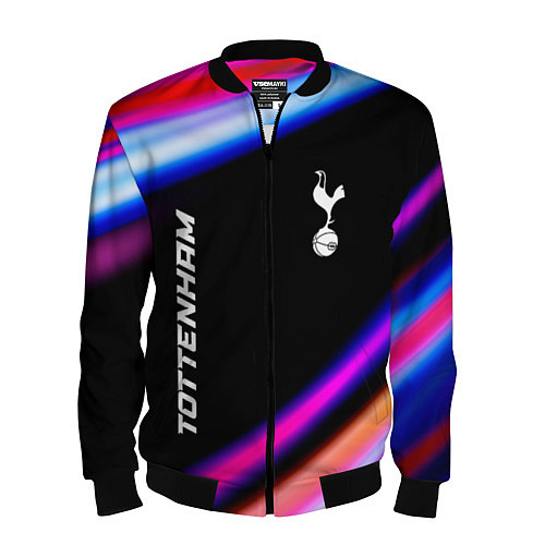 Мужской бомбер Tottenham speed game lights / 3D-Черный – фото 1