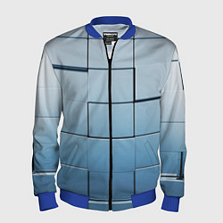 Мужской бомбер Текстура кубы выпуклые