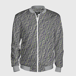 Мужской бомбер Тиснение метала
