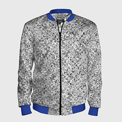 Мужской бомбер Серебряная абстракция