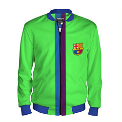 Бомбер мужской Barcelona fc sport line, цвет: 3D-синий