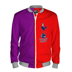 Бомбер мужской Tottenham fc geometry, цвет: 3D-меланж