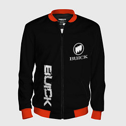 Бомбер мужской Buik logo white, цвет: 3D-красный
