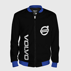 Бомбер мужской Volvo white logo auto steel, цвет: 3D-синий