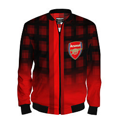 Бомбер мужской Arsenal fc sport geometry steel, цвет: 3D-черный