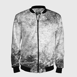 Мужской бомбер Абстракция - серый ветер