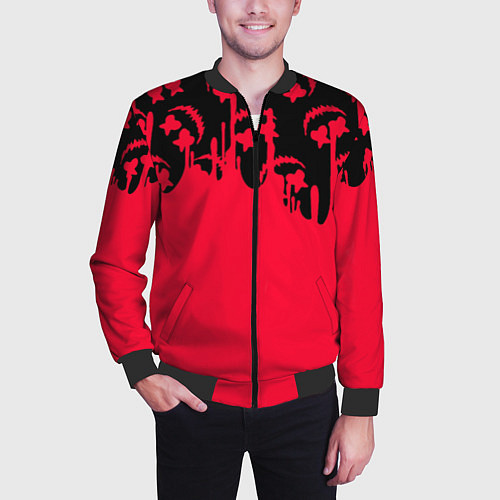 Мужской бомбер Christopher Comstock marshmello / 3D-Черный – фото 3