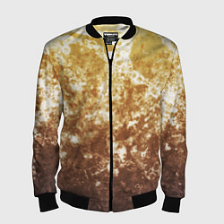 Мужской бомбер Абстракция - yellow sad weather