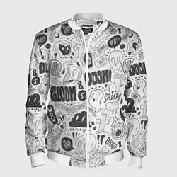 Мужской бомбер Мрак и обречённость - приведения: паттерн